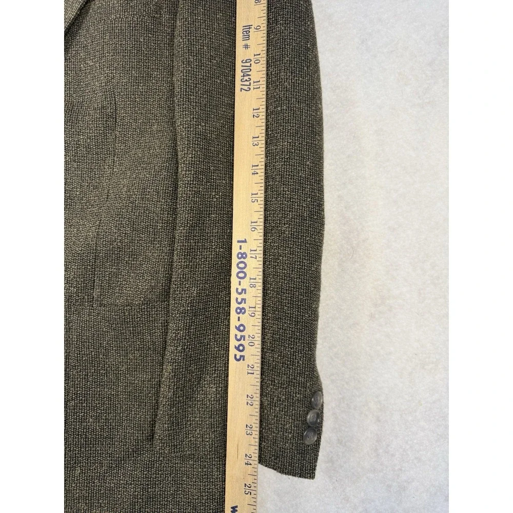 J. Riggings Mens 41R Sport Coat Blazer Brown Tweed 2 Button Lined